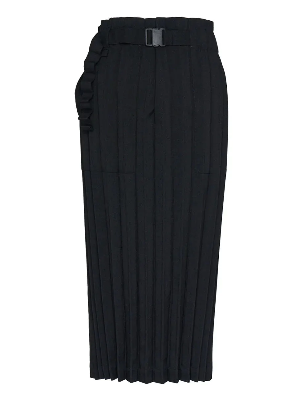 Color Pleats Skirt
