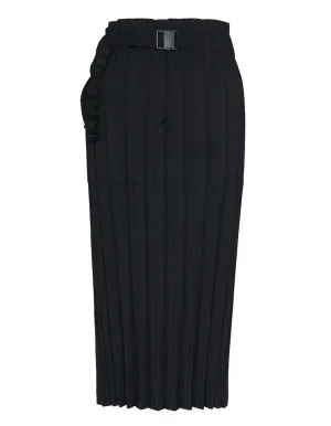 Color Pleats Skirt