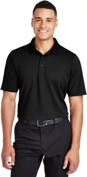 Devon & Jones CrownLux Performance Men's Plaited Polo 2XL BLACK