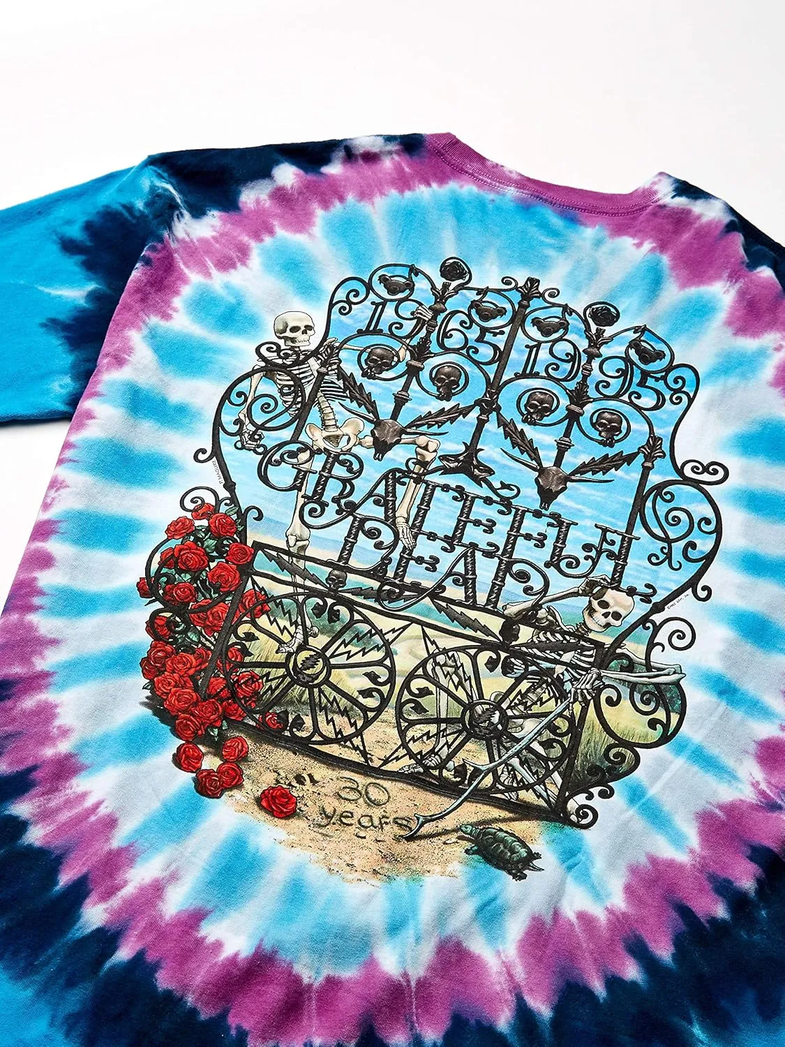 Liquid Blue Men's Grateful Dead 30th Anniversary Short-Sleeve T-Shirt