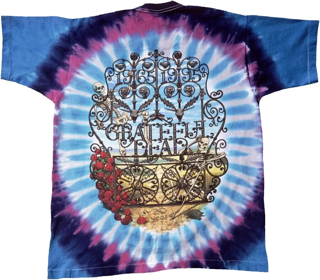 Liquid Blue Men's Grateful Dead 30th Anniversary Short-Sleeve T-Shirt