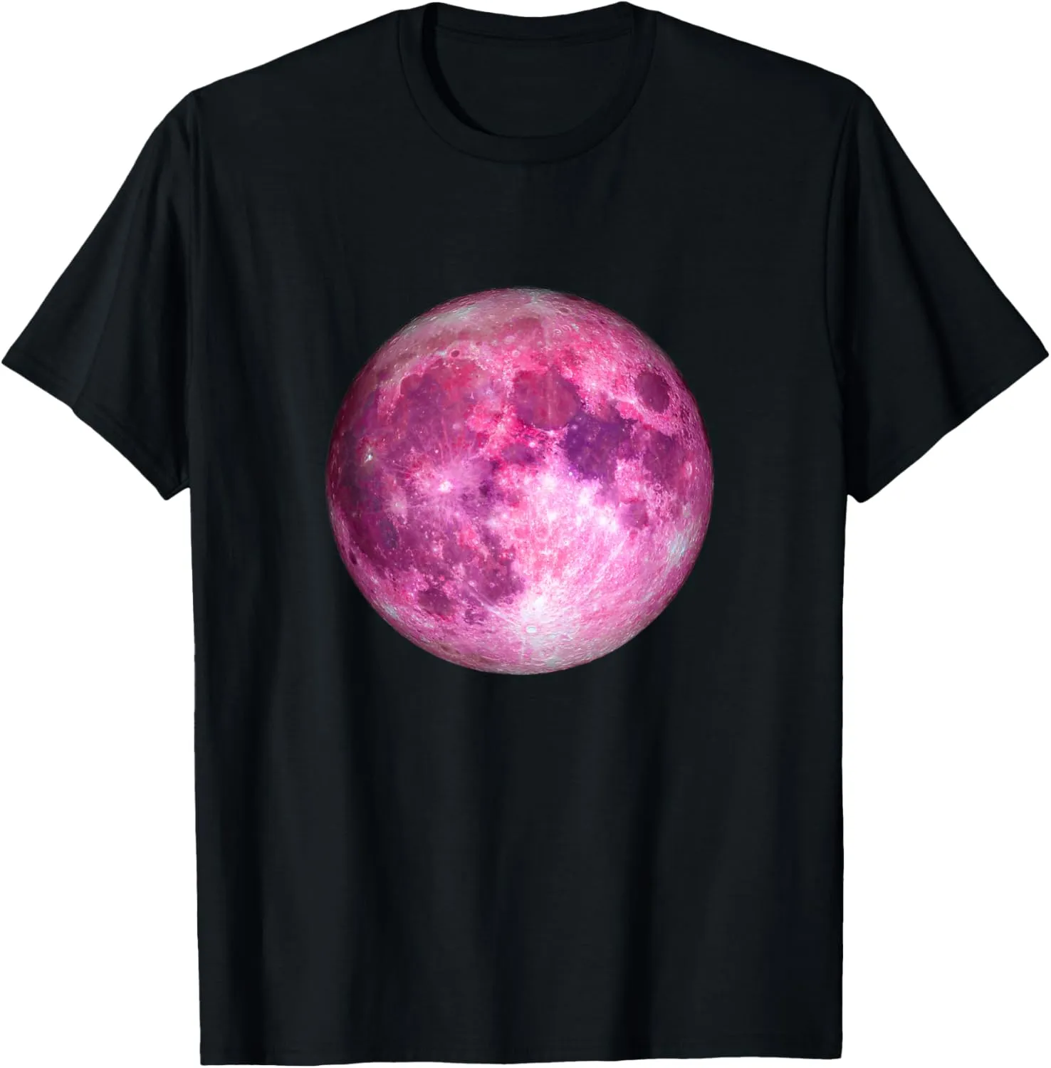 Pink Colored Astronomy Space Galaxy Stars T-Shirt