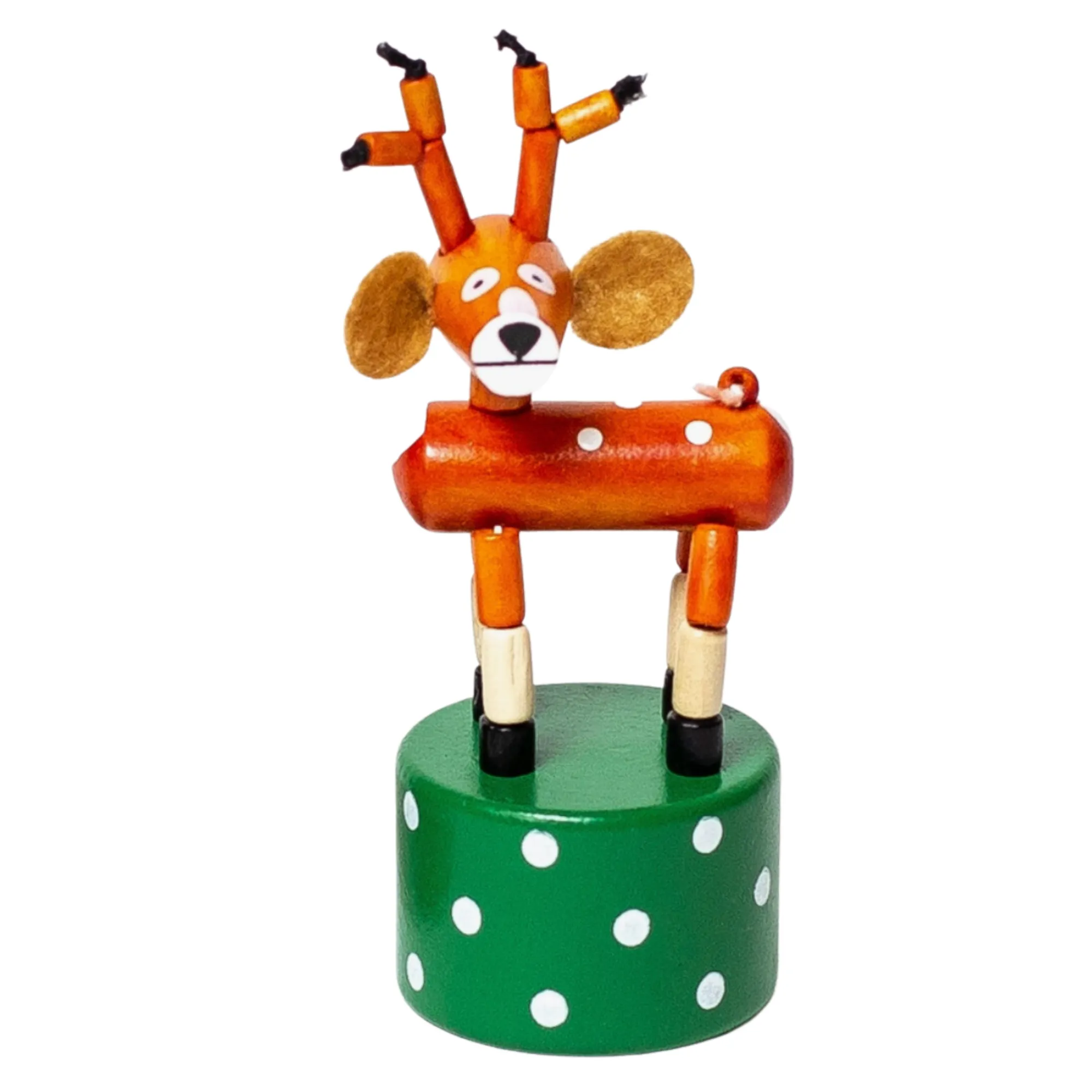 Wooden Christmas Push Puppets -  2 Styles Available