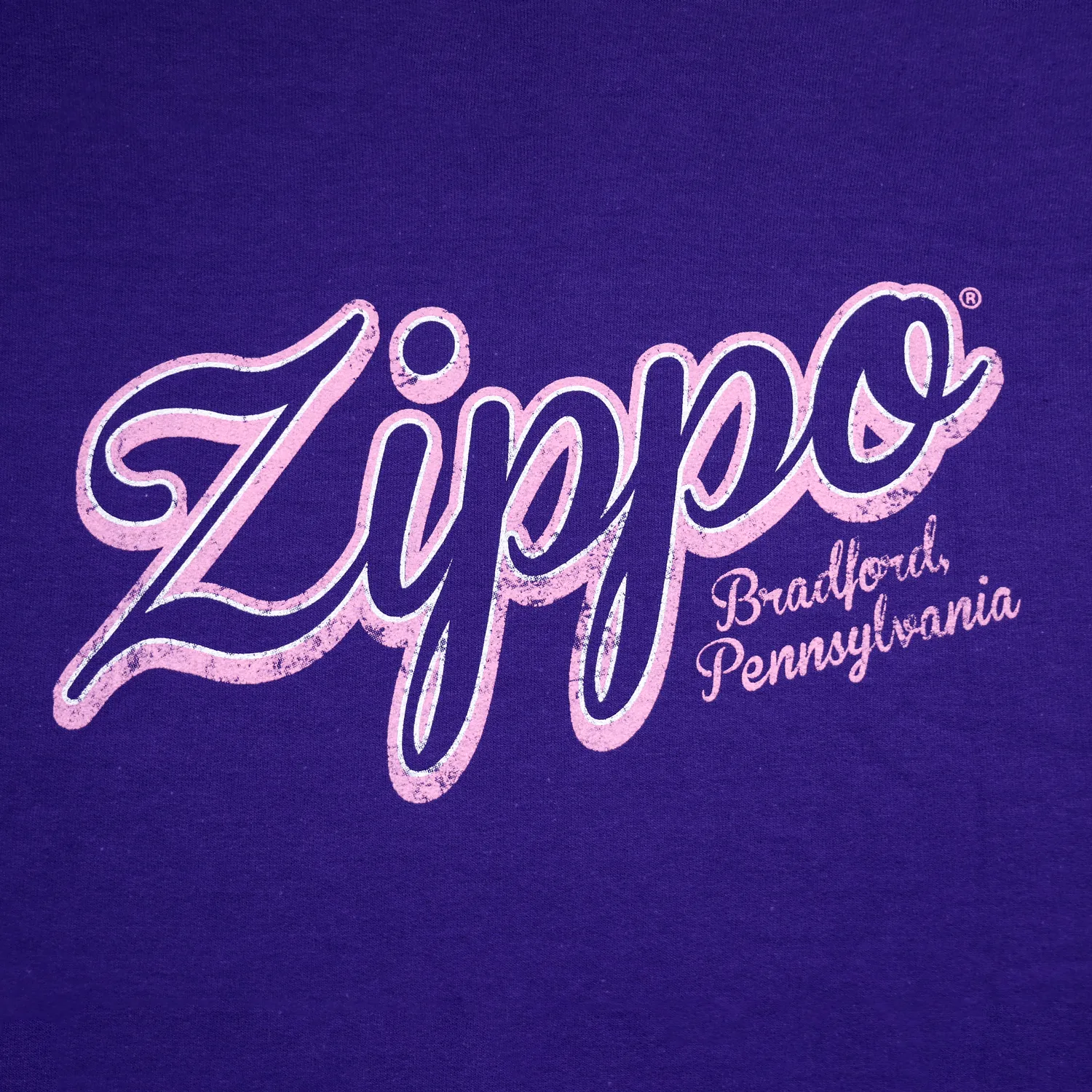 Zippo Bradford, PA Purple Hoodie